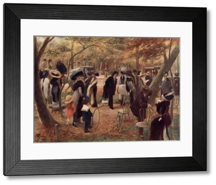 Framed Print : Promenade Au Bois Framed Print : Promenade Au Bois