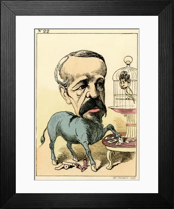 Framed Print : Charles Auguste Frossard Framed Print : Charles Auguste Frossard