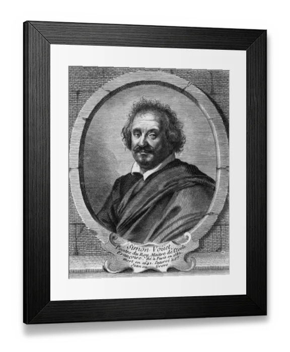Framed Print : Simon Vouet - Anon Eng