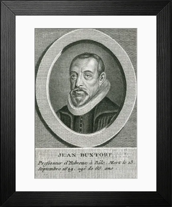 Framed Print : Johannes Buxtorf Framed Print : Johannes Buxtorf
