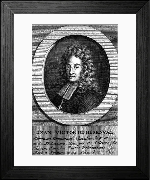 Framed Print : Jean Victor De Besenval Framed Print : Jean Victor De Besenval