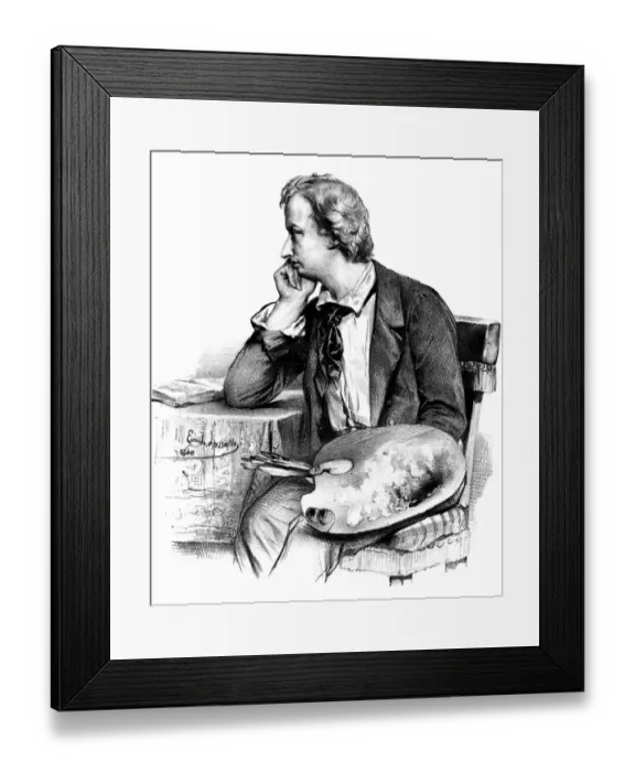 Framed Print : Ary Scheffer Framed Print : Ary Scheffer