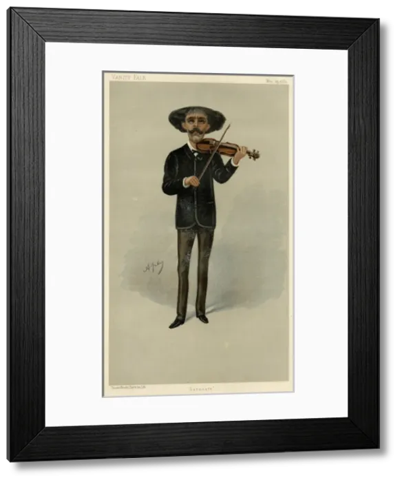 Framed Print : Sarasate / Vfair 1889 Framed Print : Sarasate / Vfair 1889