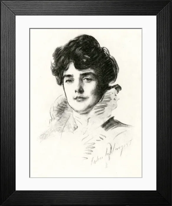 Framed Print : Jennie, Lady Churchill Framed Print : Jennie, Lady Churchill