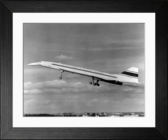 Framed Print : French Concorde Flies Framed Print : French Concorde Flies