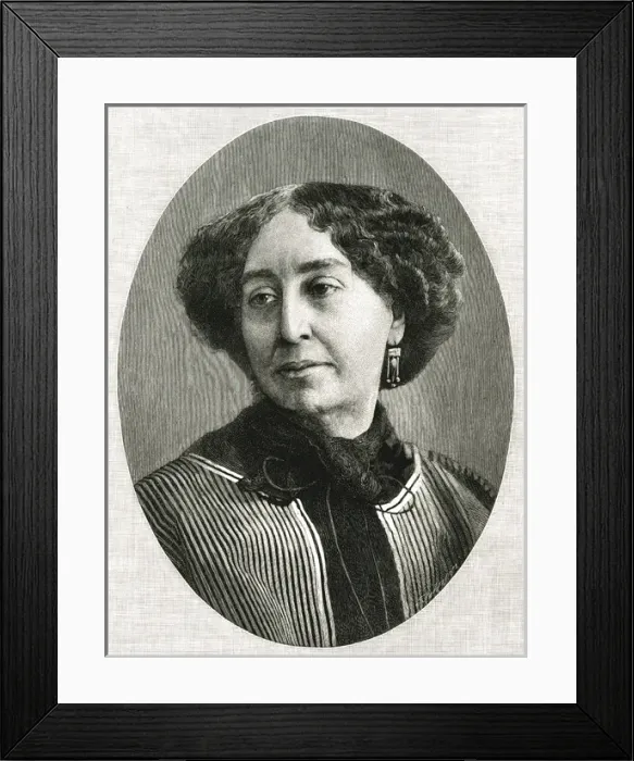 Framed Print : Georges Sand / Century 94 Framed Print : Georges Sand / Century 94