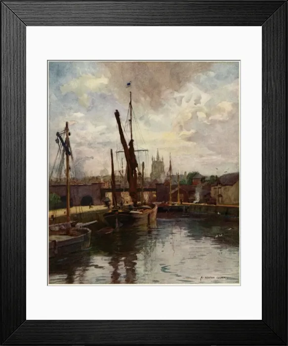 Framed Print : Isle of Wight, Newport 1908 Framed Print : Isle of Wight, Newport 1908