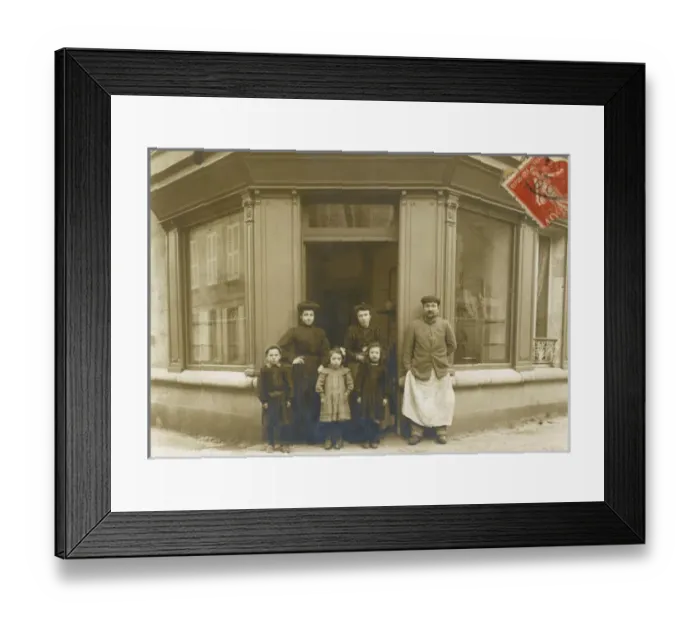 Framed Print : French Shopkeeper Photo Framed Print : French Shopkeeper Photo