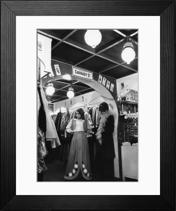 Framed Print : Carnaby Street Boutique Framed Print : Carnaby Street Boutique