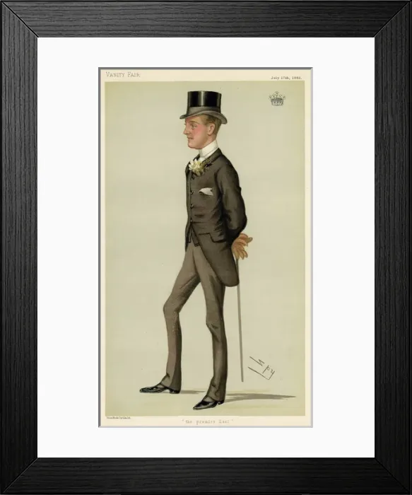 Framed Print : 8th Earl of Denbigh, Vanity Fair, Ape Framed Print : 8th Earl of Denbigh, Vanity Fair, Ape