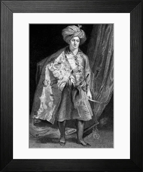 Framed Print : Rober Shirley - Turban Framed Print : Rober Shirley - Turban