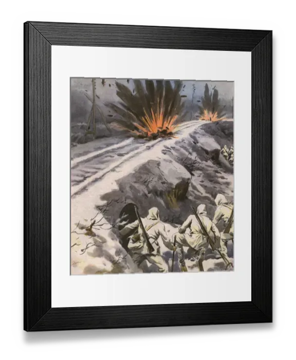Framed Print : Finns Destroy Railway Framed Print : Finns Destroy Railway