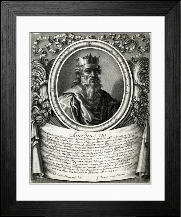 Framed Print : Amadeus VIII of Savoy Framed Print : Amadeus VIII of Savoy