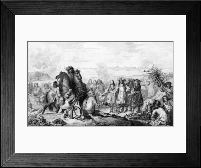 Framed Print : Siege of Douai 1667 Framed Print : Siege of Douai 1667