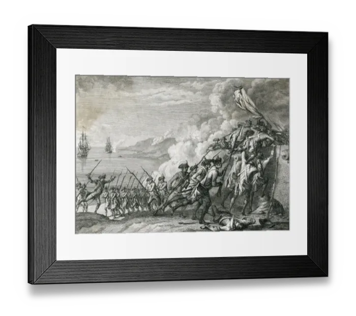 Framed Print : French Take San Domingo Framed Print : French Take San Domingo