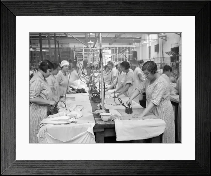 Framed Print : Public Laundry 1930S Framed Print : Public Laundry 1930S