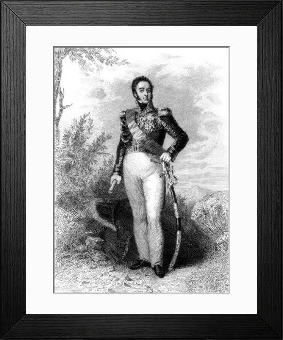 Framed Print : L-G Suchet - Geoffroy Framed Print : L-G Suchet - Geoffroy