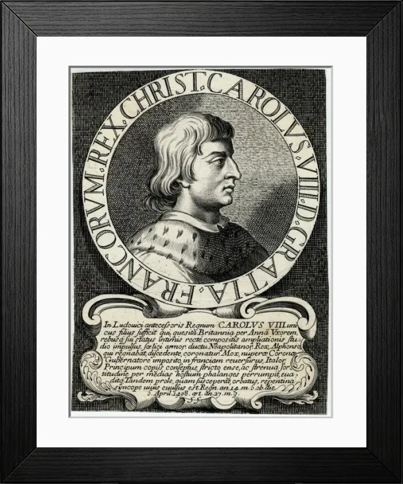 Framed Print : Charles Viii / France / Anon Framed Print : Charles Viii / France / Anon