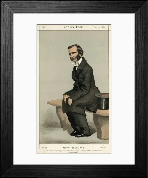 Framed Print : Frederick Temple / Vf 1869 Framed Print : Frederick Temple / Vf 1869