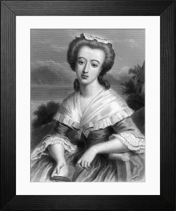 Framed Print : Suzanne Curchod Necker