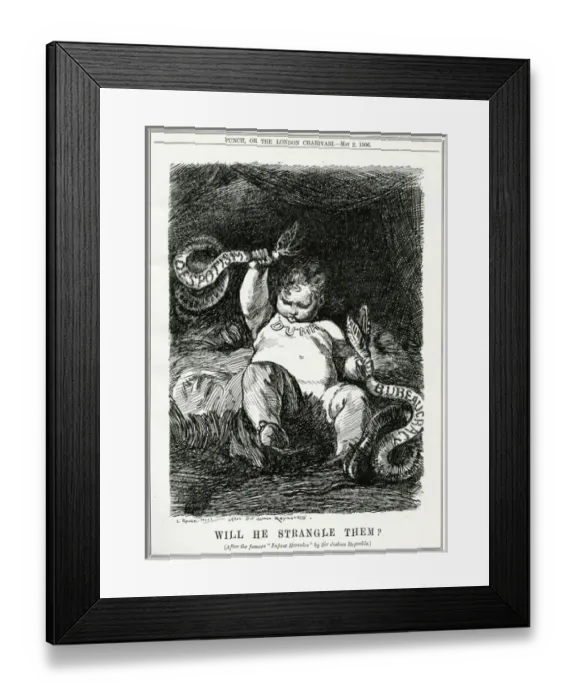 Framed Print : Will he strangle them Framed Print : Will he strangle them