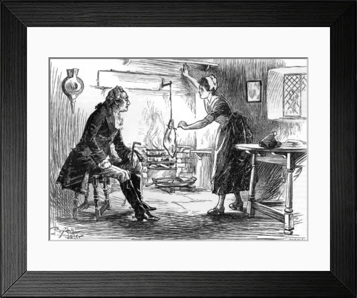 Framed Print : George III in Kitchen Framed Print : George III in Kitchen