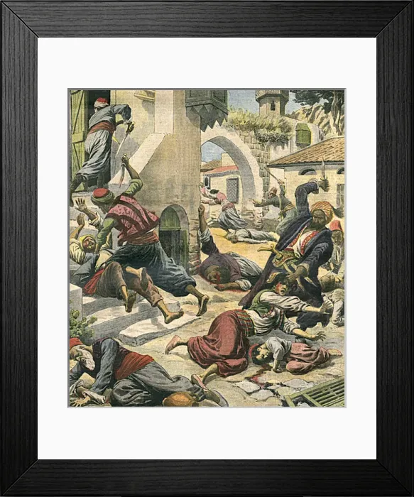 Framed Print : Armenians Massacred / 1909 Framed Print : Armenians Massacred / 1909