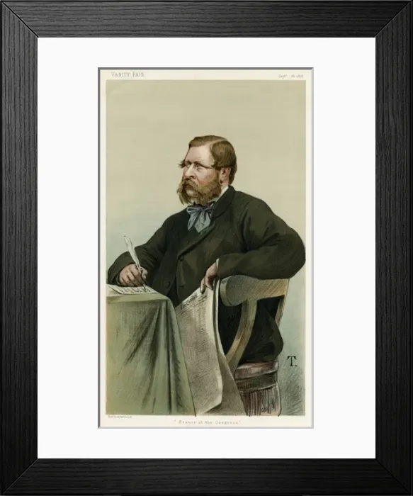 Framed Print : Wh Waddington / Vfair 1878 Framed Print : Wh Waddington / Vfair 1878