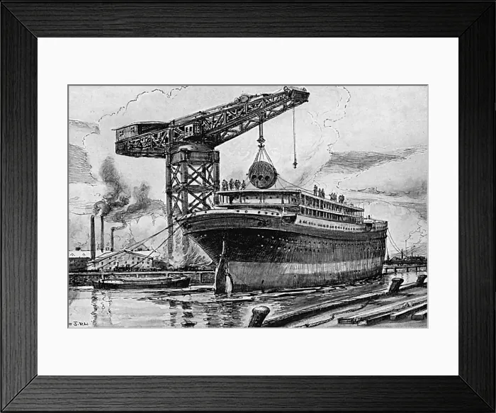 Framed Print : Shipbuilding in Ww1 Framed Print : Shipbuilding in Ww1