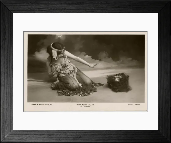 Framed Print : Maud Allan as Salome Framed Print : Maud Allan as Salome
