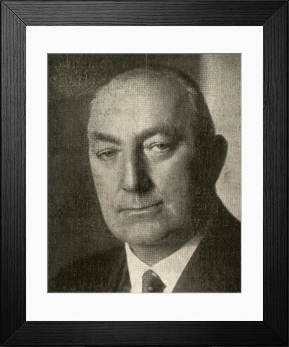 Framed Print : Edgar Wallace - ILZ 1932 Framed Print : Edgar Wallace - ILZ 1932
