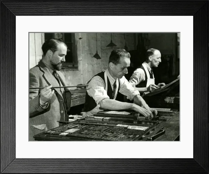 Framed Print : Laying out Type Framed Print : Laying out Type