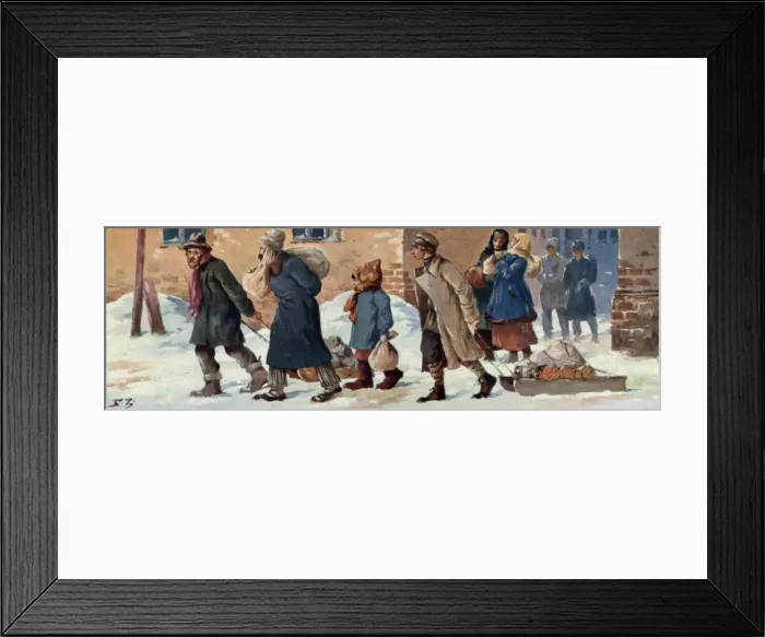 Framed Print : 1920 / Russia / Food Rations Framed Print : 1920 / Russia / Food Rations