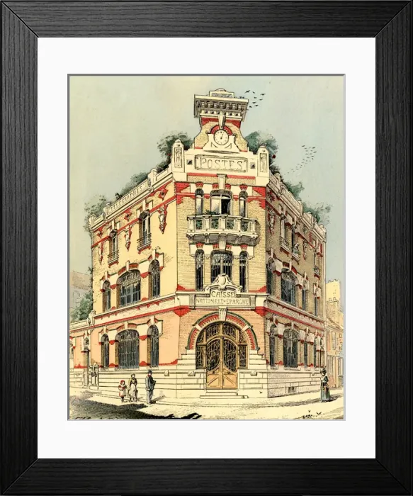 Framed Print : French Post Office Framed Print : French Post Office