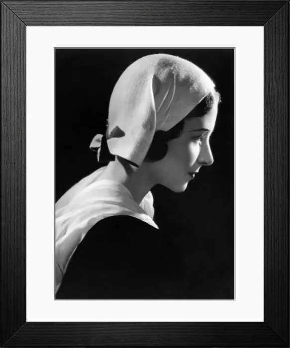 Framed Print : Woman in Tweed Cap / 1930S Framed Print : Woman in Tweed Cap / 1930S