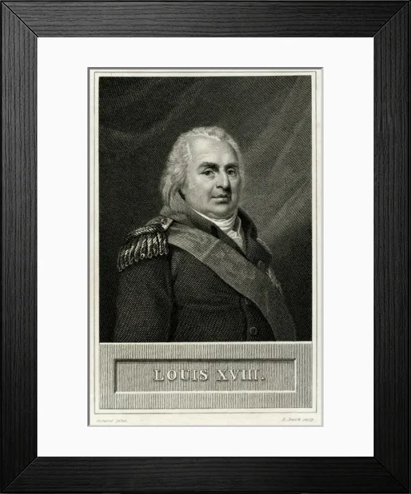 Framed Print : Louis XVIII (Gerard) Framed Print : Louis XVIII (Gerard)