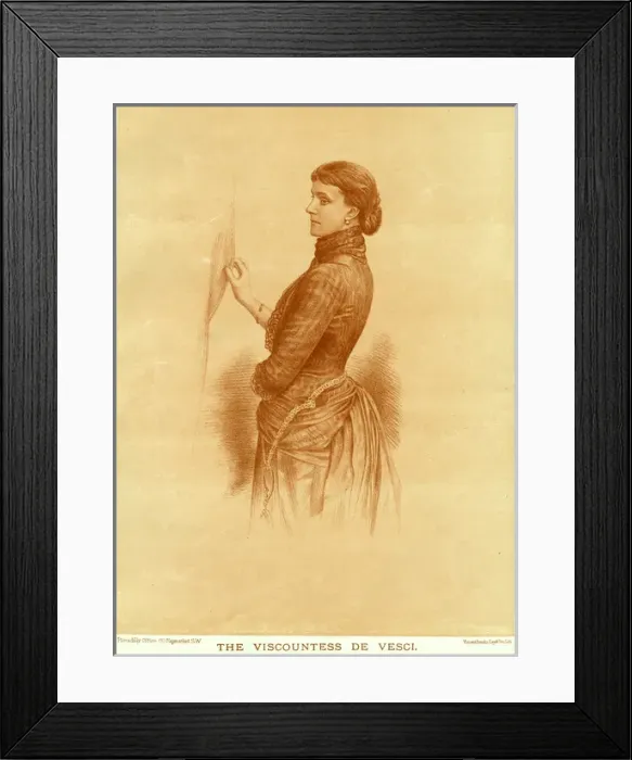 Framed Print : Viscountess Vesci Framed Print : Viscountess Vesci