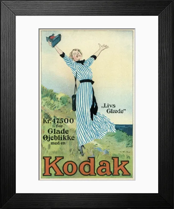 Framed Print : Kodak Advert 1913 Framed Print : Kodak Advert 1913