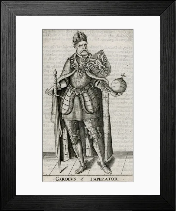 Framed Print : Carl V / Hre / Anon C1600 Framed Print : Carl V / Hre / Anon C1600