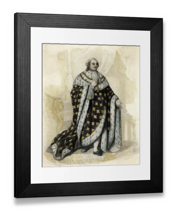Framed Print : Louis XVI (Duval) Framed Print : Louis XVI (Duval)