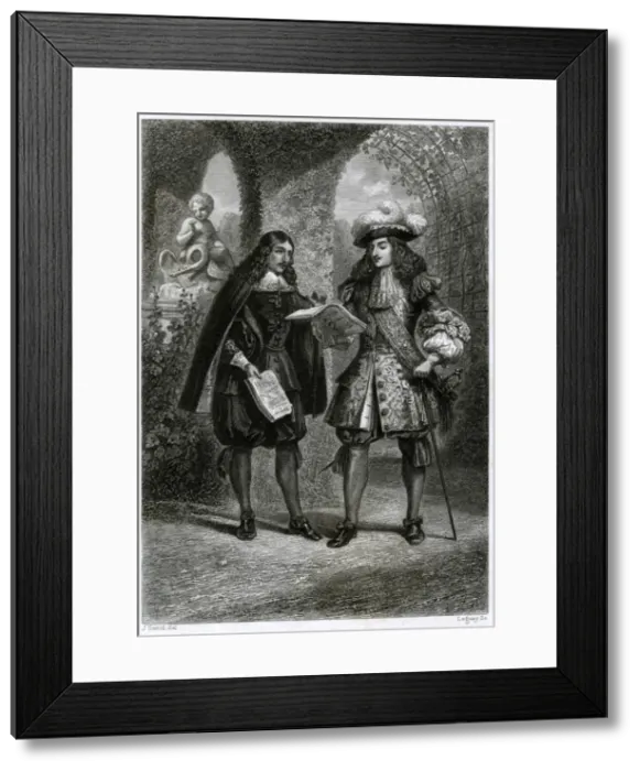 Framed Print : Louis XIV & Colbert Framed Print : Louis XIV & Colbert