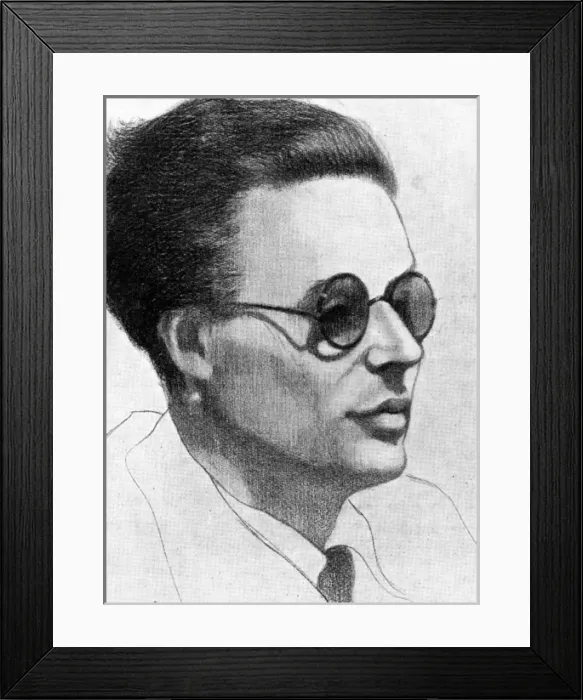Framed Print : Aldous Leonard Huxley Framed Print : Aldous Leonard Huxley