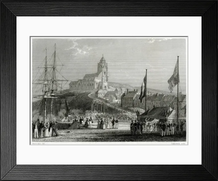 Framed Print : Victoria at Treport Framed Print : Victoria at Treport
