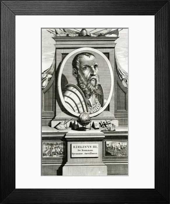 Framed Print : Ezelino Da Romano Framed Print : Ezelino Da Romano