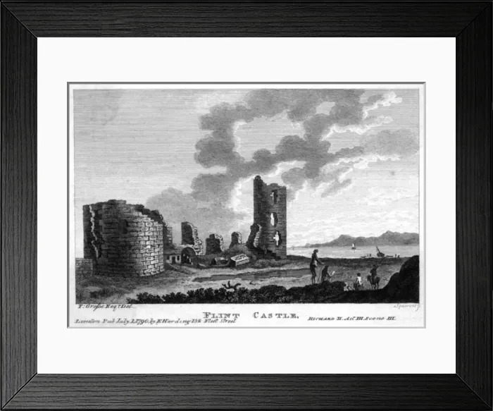 Framed Print : Flint Castle, Wales Framed Print : Flint Castle, Wales
