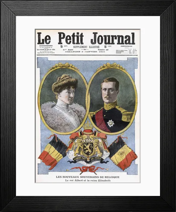 Framed Print : Albert I King of Belgium Framed Print : Albert I King of Belgium