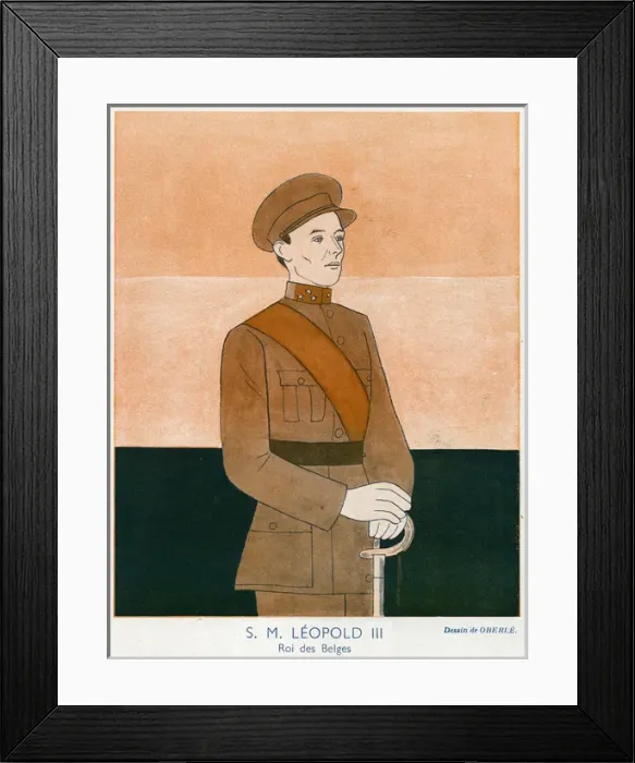 Framed Print : Leopold Iii / Belgium / 1934 Framed Print : Leopold Iii / Belgium / 1934