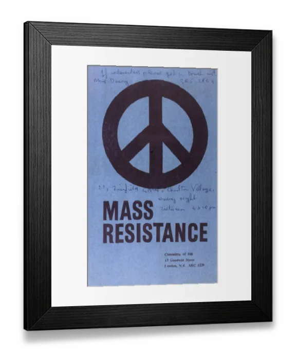 Framed Print : Mass Resistance Framed Print : Mass Resistance