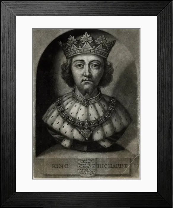 Framed Print : King Richard II Framed Print : King Richard II