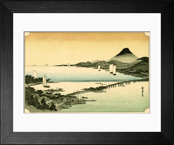 Framed Print : Lake Biwa, Japan Framed Print : Lake Biwa, Japan